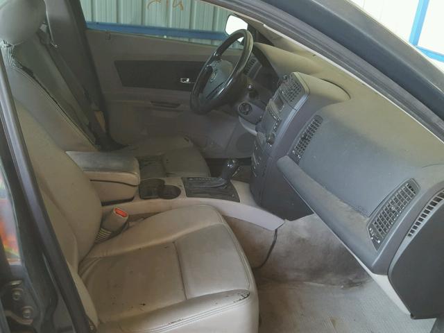 1G6DM56T550171390 - 2005 CADILLAC CTS BLUE photo 5