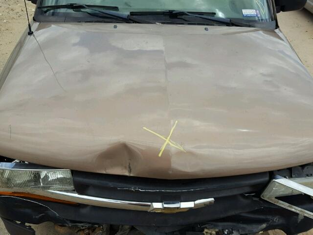 1GCCS145128203972 - 2002 CHEVROLET S TRUCK S1 BROWN photo 7