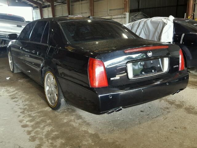 1G6KF57964U185892 - 2004 CADILLAC DEVILLE DT BLACK photo 3