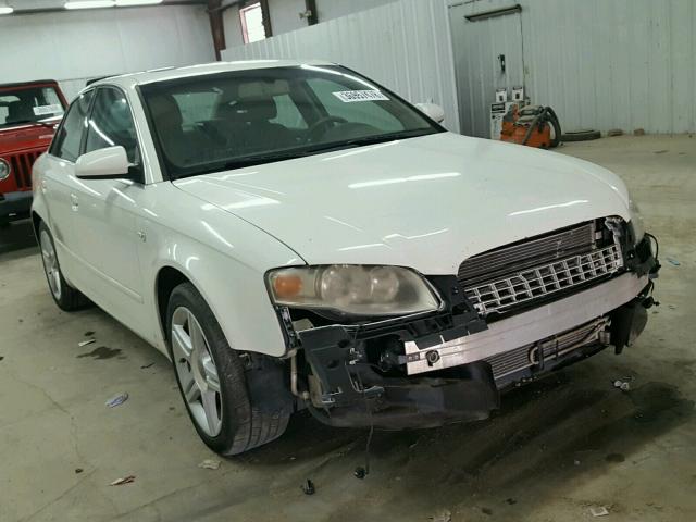 WAUDF78E76A208174 - 2006 AUDI A4 2.0T QU WHITE photo 1