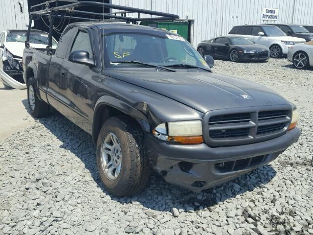 1B7GL32X22S538904 - 2002 DODGE DAKOTA SPO GRAY photo 1