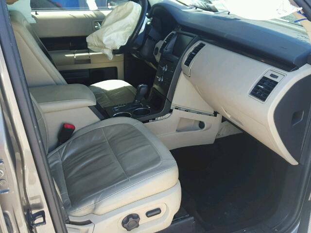 2FMGK5C86DBD18227 - 2013 FORD FLEX SEL ოქროსფერი ფოტო 5