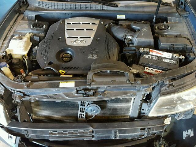 5NPEU46F96H051926 - 2006 HYUNDAI SONATA GLS BLUE photo 7