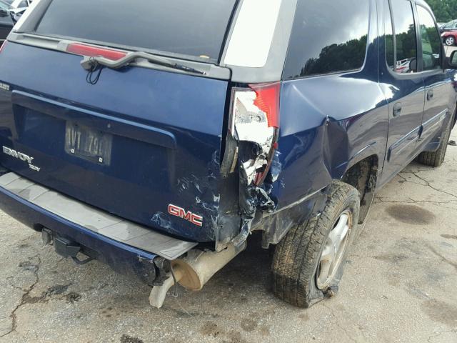 1GKES12S346190355 - 2004 GMC ENVOY XUV BLUE photo 9