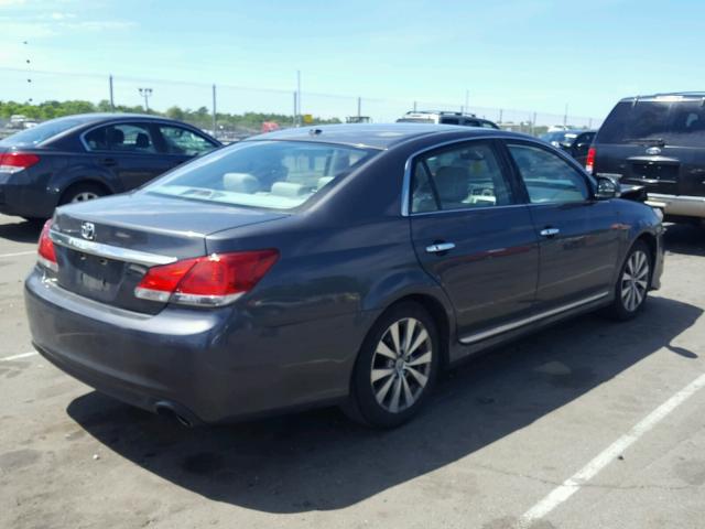 4T1BK3DB3BU423629 - 2011 TOYOTA AVALON BAS Grau Foto 4