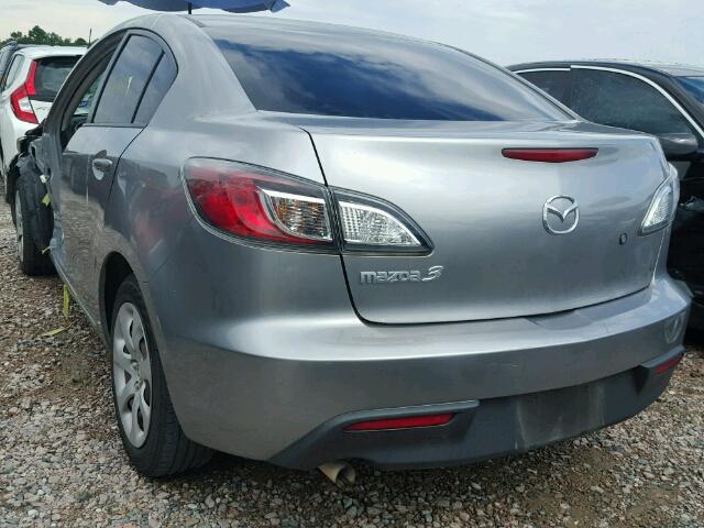 JM1BL1UF3B1439159 - 2011 MAZDA 3 I GRAY photo 3