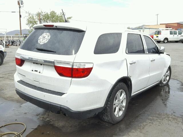 1C4RDHAG1DC617210 - 2013 DODGE DURANGO SX WHITE photo 4