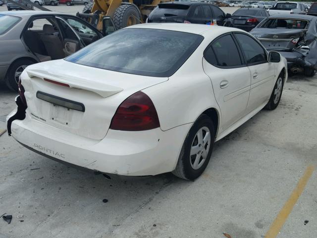 2G2WP552161264598 - 2006 PONTIAC GRAND PRIX WHITE photo 4