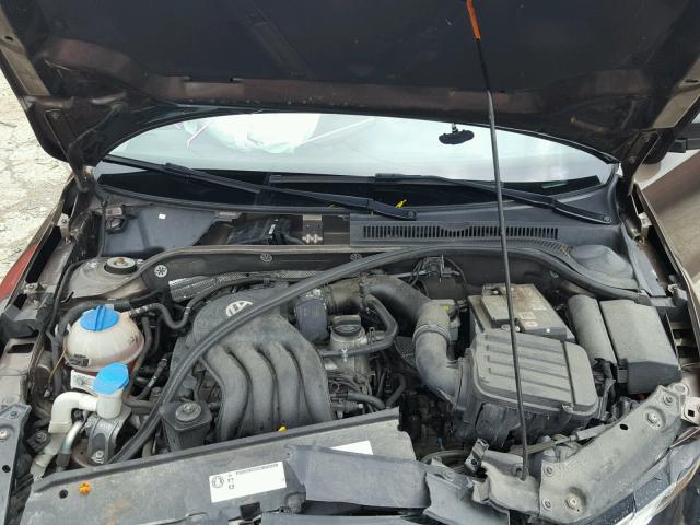 3VW2K7AJ3CM465762 - 2012 VOLKSWAGEN JETTA BASE 棕色 照片 7