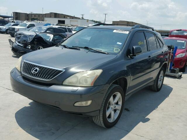 JTJHA31U040027625 - 2004 LEXUS RX 330 GRAY photo 2