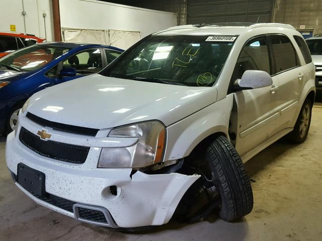 2CNDL037X86305568 - 2008 CHEVROLET EQUINOX SP WHITE photo 2