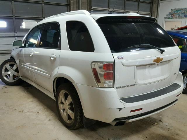 2CNDL037X86305568 - 2008 CHEVROLET EQUINOX SP WHITE photo 3