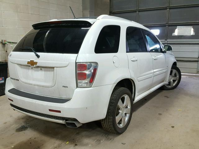 2CNDL037X86305568 - 2008 CHEVROLET EQUINOX SP WHITE photo 4