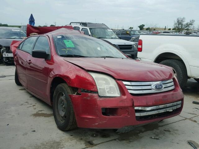 3FAHP06Z27R266883 - 2007 FORD FUSION RED photo 1