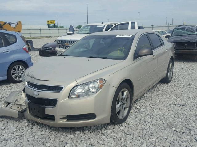 1G1ZA5E00CF125150 - 2012 CHEVROLET MALIBU LS BEIGE photo 2