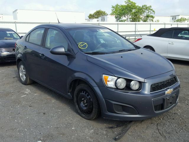 1G1JA5SH3C4171137 - 2012 CHEVROLET SONIC LS BLACK photo 1