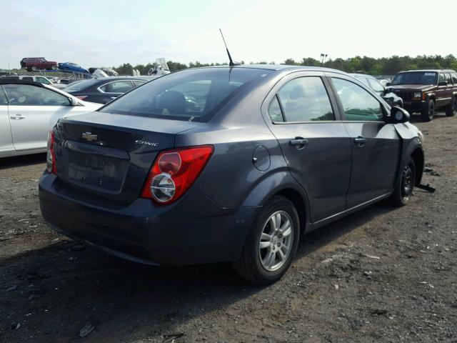 1G1JA5SH3C4171137 - 2012 CHEVROLET SONIC LS BLACK photo 4