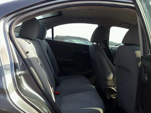 1G1JA5SH3C4171137 - 2012 CHEVROLET SONIC LS BLACK photo 6