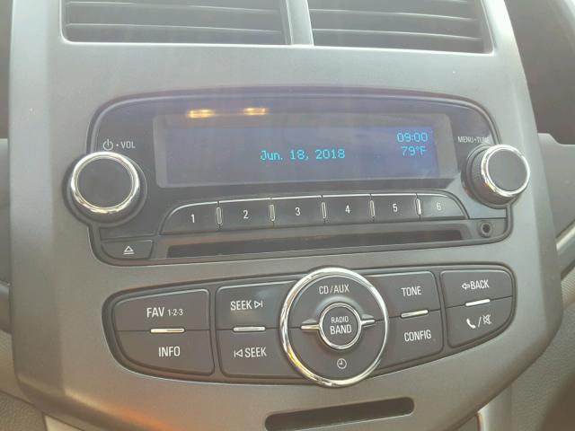 1G1JA5SH3C4171137 - 2012 CHEVROLET SONIC LS BLACK photo 9