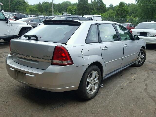 1G1ZT62885F187716 - 2005 CHEVROLET MALIBU MAX SILVER photo 4