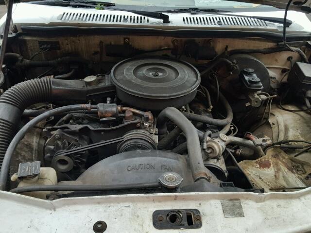 1B7FL26X1MS218315 - 1991 DODGE DAKOTA WHITE photo 7