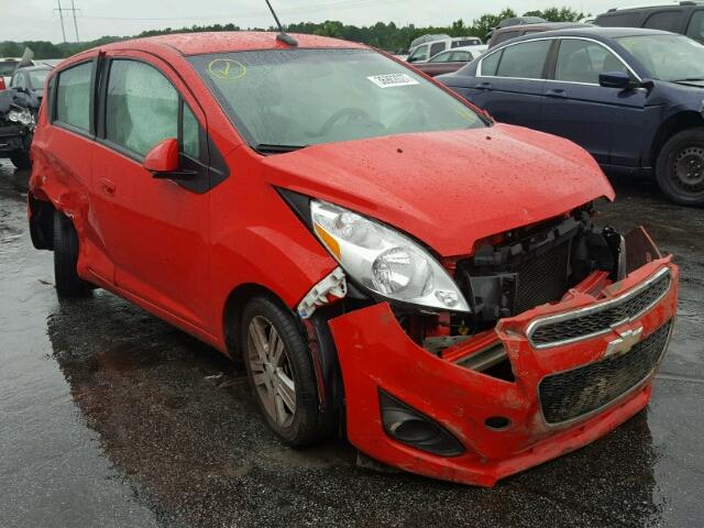 KL8CB6S99EC570437 - 2014 CHEVROLET SPARK LS RED photo 1