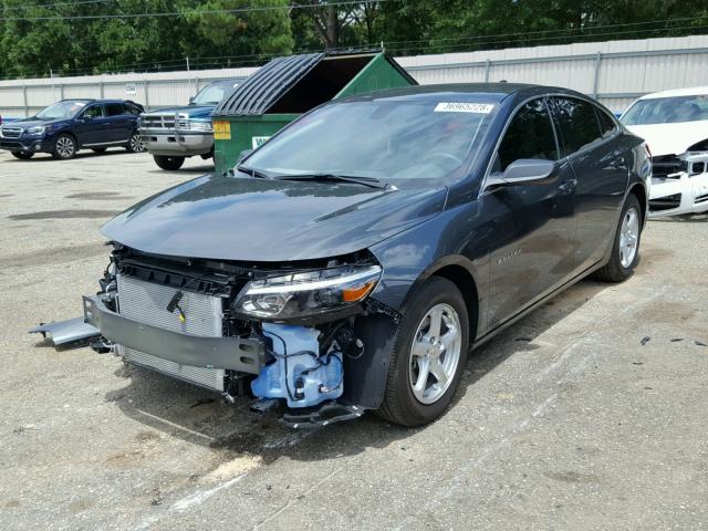 1G1ZB5ST4HF275863 - 2017 CHEVROLET MALIBU LS GRAY photo 2
