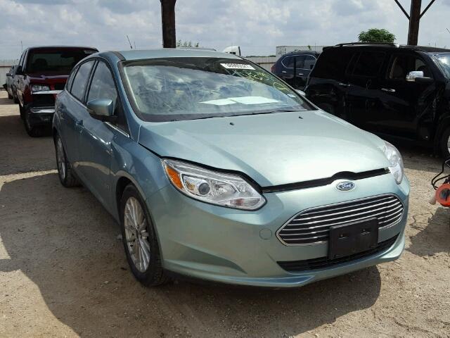 1FAHP3R48CL458318 - 2012 FORD FOCUS BEV TEAL photo 1