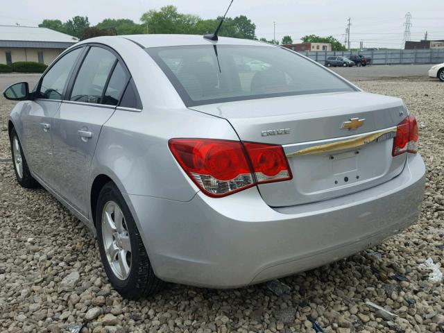 1G1PF5SC7C7107374 - 2012 CHEVROLET CRUZE LT SILVER photo 3