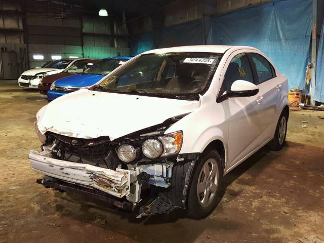 1G1JA5SH5E4148865 - 2014 CHEVROLET SONIC LS 白色 照片 2