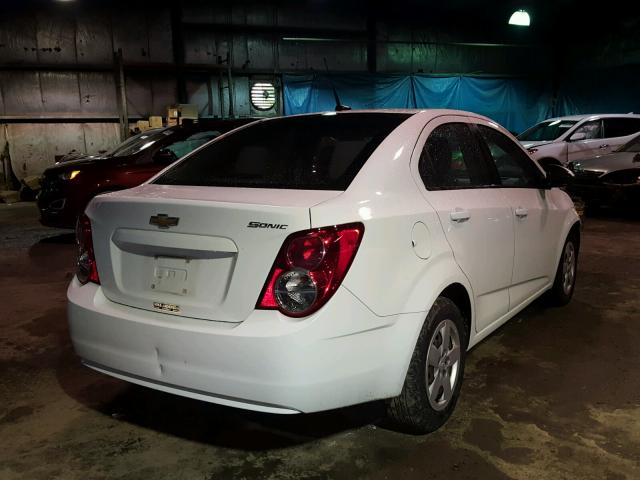 1G1JA5SH5E4148865 - 2014 CHEVROLET SONIC LS 白色 照片 4