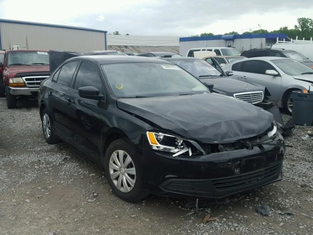 3VW2K7AJXBM361610 - 2011 VOLKSWAGEN JETTA BASE 黑色 照片 1