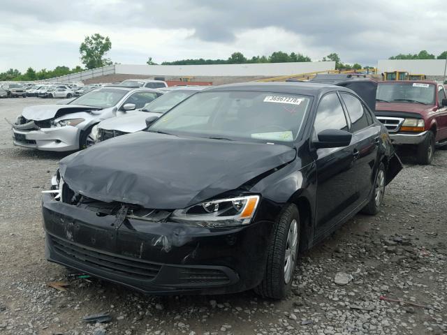 3VW2K7AJXBM361610 - 2011 VOLKSWAGEN JETTA BASE 黑色 照片 2