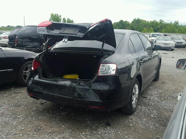 3VW2K7AJXBM361610 - 2011 VOLKSWAGEN JETTA BASE 黑色 照片 4