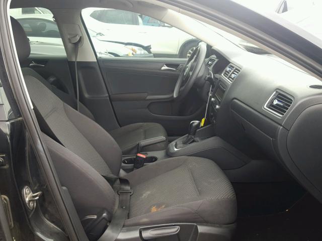 3VW2K7AJXBM361610 - 2011 VOLKSWAGEN JETTA BASE 黑色 照片 5