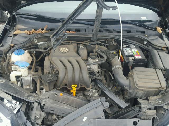 3VW2K7AJXBM361610 - 2011 VOLKSWAGEN JETTA BASE 黑色 照片 7