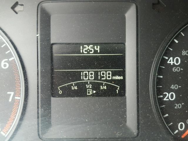 3VW2K7AJXBM361610 - 2011 VOLKSWAGEN JETTA BASE 黑色 照片 8