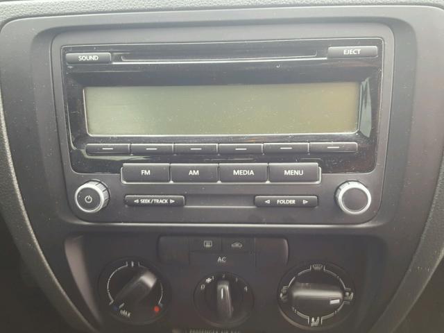 3VW2K7AJXBM361610 - 2011 VOLKSWAGEN JETTA BASE 黑色 照片 9