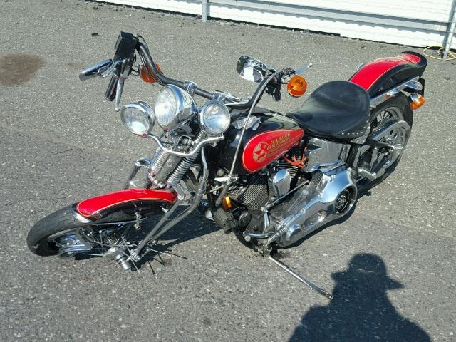 1HD1BLL10PY024880 - 1993 HARLEY-DAVIDSON FXSTS RED photo 2