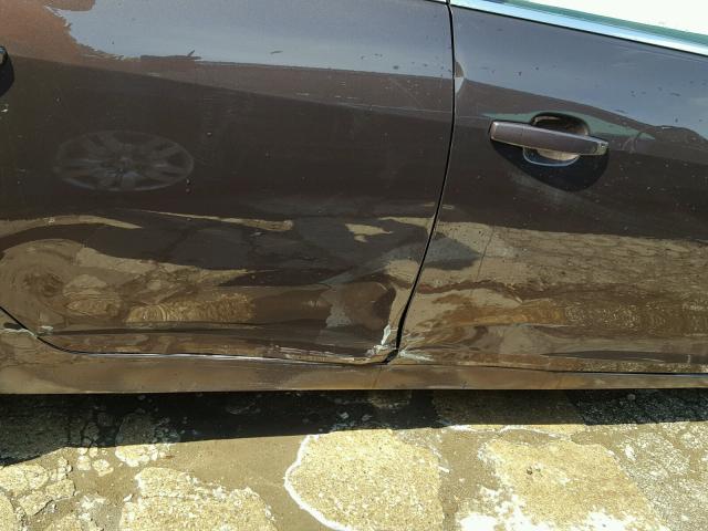 1G11C5SLXFF231342 - 2015 CHEVROLET MALIBU 1LT ყავისფერი ფოტო 9