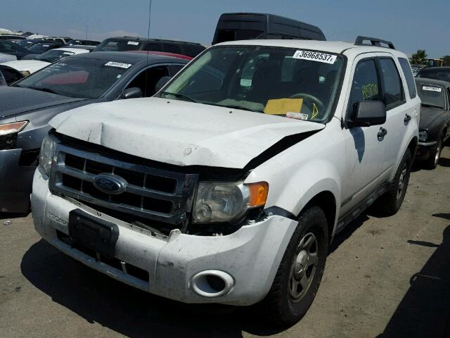 1FMCU02Z48KB77871 - 2008 FORD ESCAPE XLS WHITE photo 2
