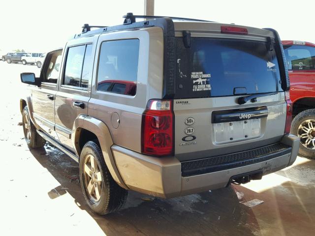 1J8HG48N16C156649 - 2006 JEEP COMMANDER 金色 照片 3
