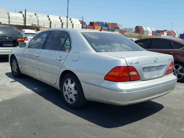 JTHBN30F810014776 - 2001 LEXUS LS 430 SILVER photo 3