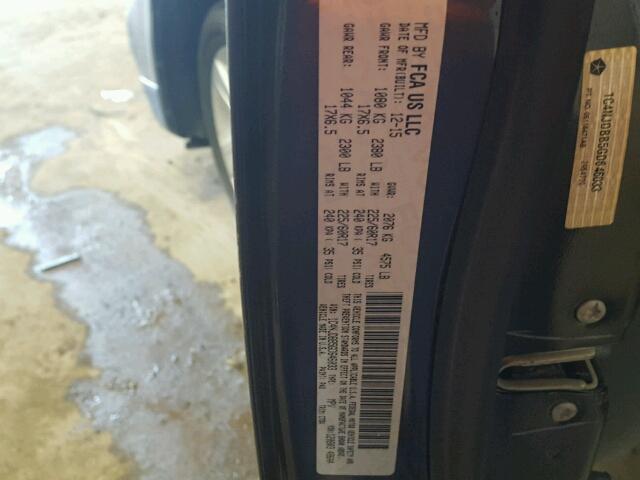 1C4NJDBB5GD646033 - 2016 JEEP COMPASS SP GRAY photo 10