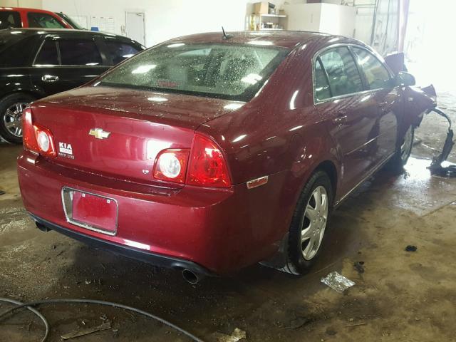 1G1ZJ57748F252534 - 2008 CHEVROLET MALIBU 2LT RED photo 4