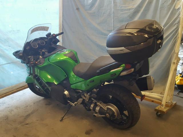 JKBZGNE15FA001378 - 2015 KAWASAKI ZG1400 E GREEN photo 3