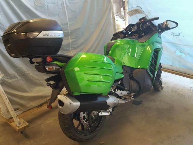 JKBZGNE15FA001378 - 2015 KAWASAKI ZG1400 E GREEN photo 4