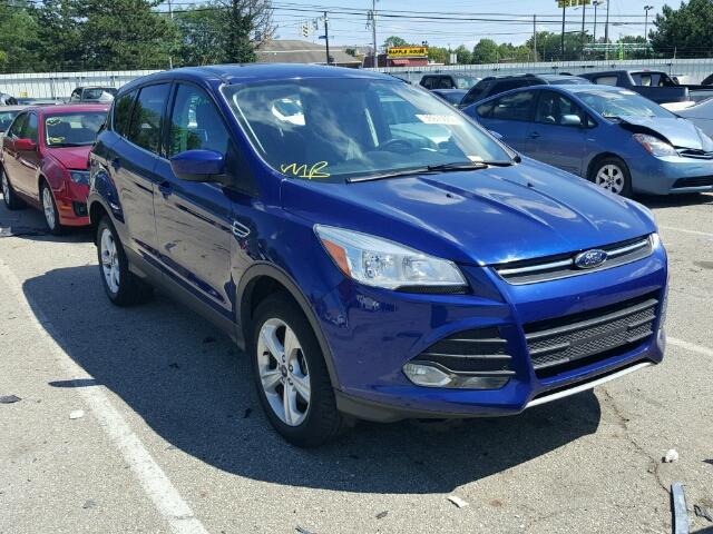 1FMCU9GX3DUD24689 - 2013 FORD ESCAPE SE BLUE photo 1