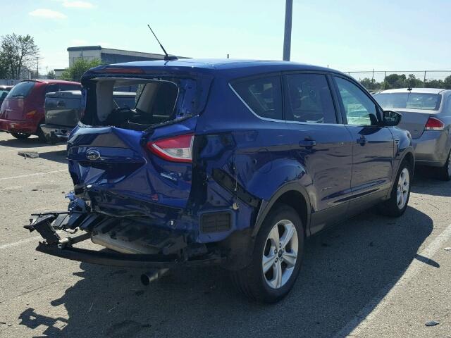 1FMCU9GX3DUD24689 - 2013 FORD ESCAPE SE BLUE photo 4