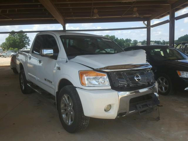 1N6BA07C39N315121 - 2009 NISSAN TITAN XE WHITE photo 1